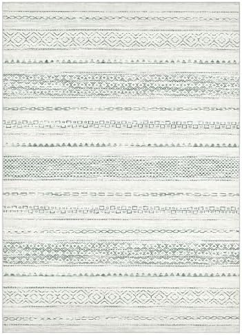Nakagishi Green Rug Living Room Rugs: 7x9 Washable Boho Large Neutral Soft - Image 2