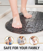 HITSLAM Non Slip Bathtub Mat, 27x15 Inch Bath Mat - Image 6