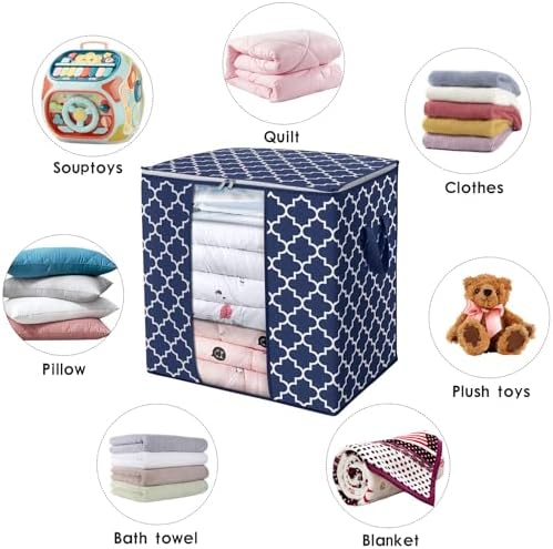 Storage Bags 3 Pack 100L Clothes Organization and Storage Containers - Image 5
