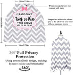 Metplus Baby Car Seat Cover, No Touch Sign Carseat Canopy & Nursing Covers - Image 6