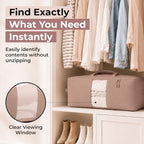 Soft Canvas Storage Bags with Zipper. Thick Breathable - Image 5