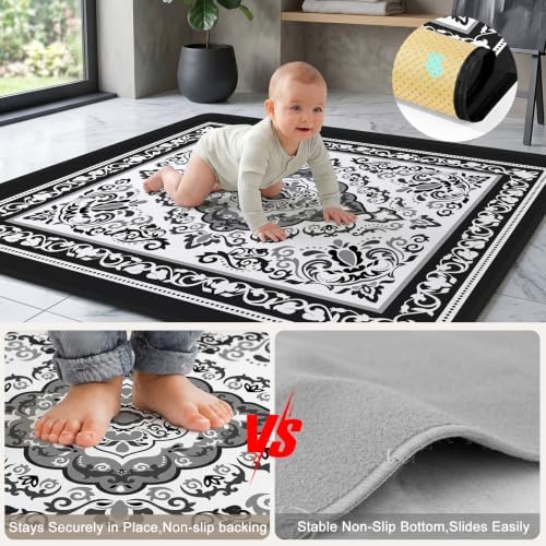 Splat Mat for Under High Chair Waterproof Non Slip Floor Mat for Baby - Image 3