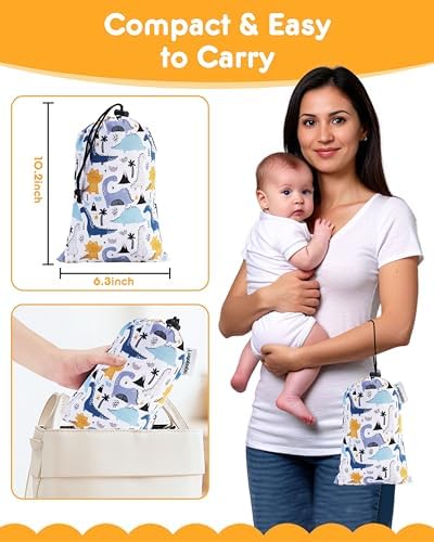 High Chair Cover Portable with 3-Point Harness, Waterproof Baby Seat Cover - Image 2