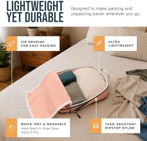 TRIPPED Travel Gear Large Compression Packing Cubes 7-Piece Set - Image 3