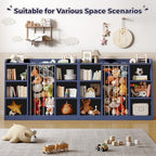 Toy Storage Organizer with 6 Cube, Stuffed Animal Storage - Image 6