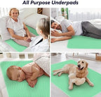 Fygrip 4 Pack 36” x 54” Extra Heavy Absorbency Washable Underpads Bed Pads - Image 7