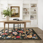 3x5 Washable Area Rugs for Bedroom: Entryway Rug Non Slip Soft Throw Carpet - Image 2