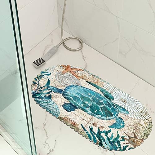 MOLFUJ Non Slip Sea Turtle Bathtub Mat - Image 5