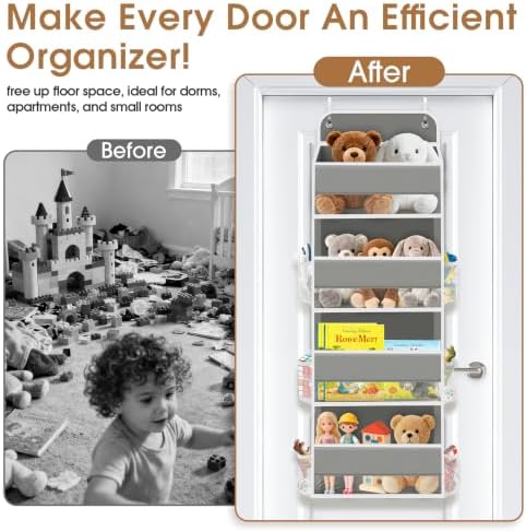 Over The Door Organizer Storage behind Door Hanging Organizer - Image 5