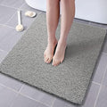 Shower Mat Non Slip Without Suction Cups 24x24 inch, PVC Loofah Bath Mat by HOME
