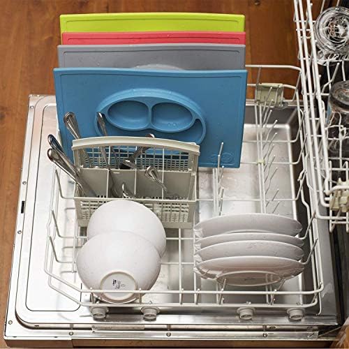 ezpz Happy Mat - 24 Months+ - 100% Silicone Suction Placemat + Divided Plate - - Image 6