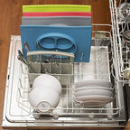ezpz Happy Mat - 24 Months+ - 100% Silicone Suction Placemat + Divided Plate - - Image 6