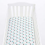 Pack and Play Sheets, Mini Crib Sheets, Stretchy Playard Fitted Sheet - Image 4