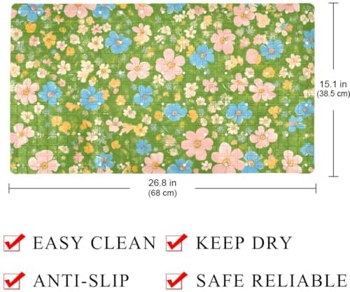 Shower Mat Non Slip 26.8 x 15.1 Inches, Non Slip Bath Mat - Image 4