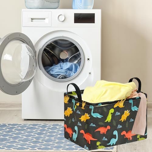Dinosaur Foldable Storage Basket Baby Gifts Basket Nursery Hamper - Image 2