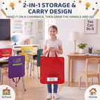 24 Pcs 2 in 1 Chair Pockets for Classroom - Image 5