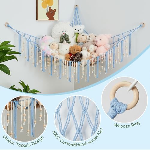 Pretty Jolly Stuffed Animal Storage Hammock - Image 2