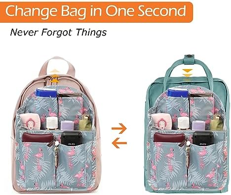 Surblue Backpack Organizer Insert Liner Hanging Travel Rucksack Purse and - Image 6