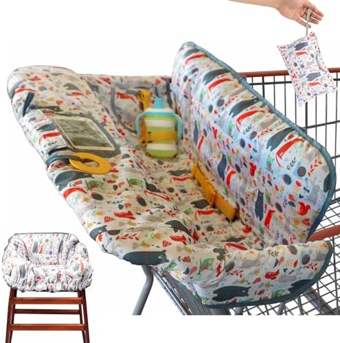 Suessie Shopping Cart Cover and High Chair Cover, Forest Animals by Suessie