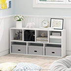 Furinno LUDER Book Shelf, 7-Cube Bookshelf, Bookcase - Image 2