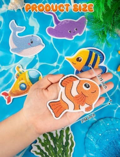 26Pcs Non Slip Bathtub Stickers, Cute Ocean Creature Stickers - Image 2