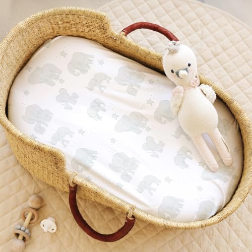 Sorrel + Fern Baby Bassinet Sheets 2-Pack - Image 3