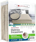 Guardmax Cot Mattress Encasement Zippered, 100% Waterproof Mattress Protector by Guardmax