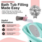 Bath Helper - Bath Tub Faucet Extender - Guides Water Directly from Faucet to - Image 3