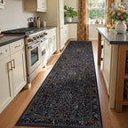 Floral Animal 2x10 Long Hallway Runner Rug, Washable Non Slip Entryway Kitchen - Image 4