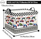 Rectangular Kids Basket Baby Girl Basket Fabric Storage Bin Organizer Box Room - Image 2