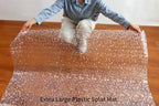 Plastic Splat Mat for Baby, Easy Cleaning Vinyl Floor Mat for Eating Messes - Image 6