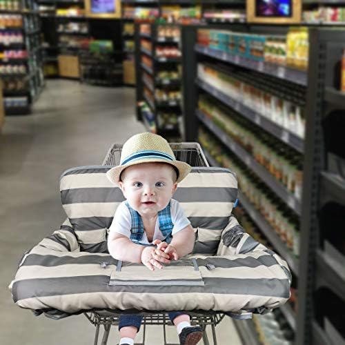 Shopping Cart Cover for Baby boy Girl, Grocery Cart Cushion Liner, Infant High - Image 2