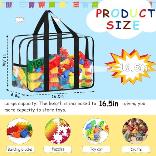 6 Pcs XXL Toy Storage Bags - Image 2