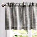 jinchan Linen Boxter Stripe Valances by JINCHAN