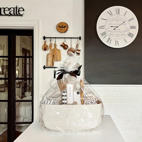CHICVITA Large Woven Rope Gift Basket - Image 3