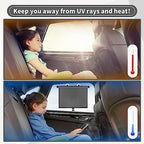 Sfee Car Window Shade for Side Windows, 2 Pack Sun Shade Retractable for Car - Image 6