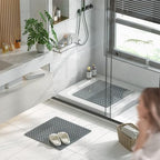HITSLAM Shower Mat Anti Slip, Square Bath Mat - Image 6