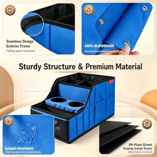 Car Seat Organizer Back Front Captains Seats Storage Travel - Image 3