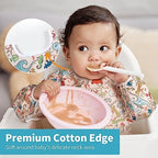 3 Pcs Long Sleeved Bib Set|Baby Waterproof Bibs - Image 3