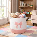 Large Baby Laundry Hamper, Toy and Blanket Storage Basket - Image 2