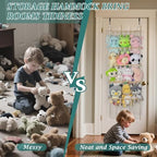 42cm Wide Over The Door Stuffed Animal Storage- 5-Tier Stuffed Animal Hammock - Image 4