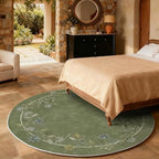 Machine Washable Living Room Rug: 4ft Round Rug - Image 6