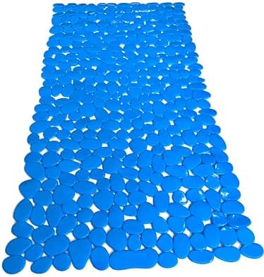 “Pebbles” Non-Slip Bathtub/Shower Mat 27.5”x14” Rectangular, Machine-Washable - Image 2