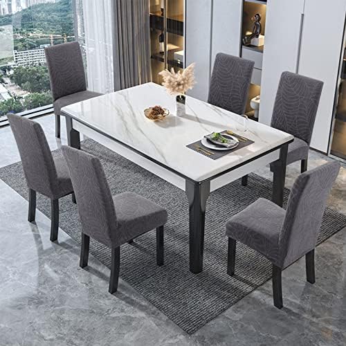 Genina Waterproof Dining Chair Covers Set of 2 Parsons Chair Slipcovers - Image 6
