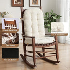 idee-home Rocking Chair Cushions Indoor, Thick Tufted Rocker Chair Cushions - Image 5