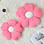 Flower Pillow, Cute Daisy Decorative Throw Pillows, Hot Pink, 15 Inches - Image 2