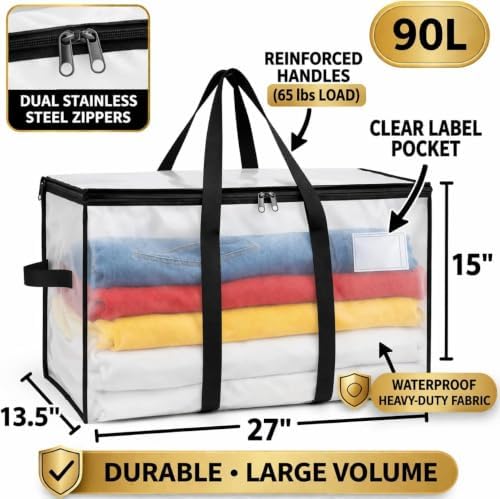 4 Pack Moving Bags Heavy Duty Extra Large - Image 2