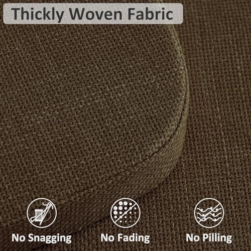 Shinnwa Dining Chair Cushions Set of 6, High-Resilience Foam Windsor Seat Pads - Image 3