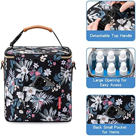 Breastmilk Cooler Bag with Ice Pack Fits 6 Baby Bottles Up to 9 Ounce, Baby - Image 3