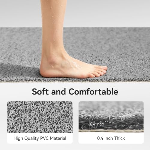 Asvin Soft Textured Bath, Tub Mat, 24x16 Inch Rectangular, Phthalate Free - Image 5